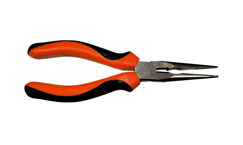 8" Long Nose Spring Joint Pliers T&E Tools PT1138