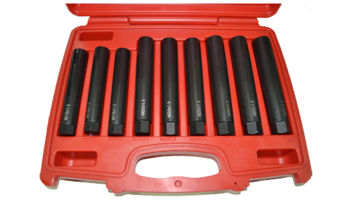 9 Piece Truck Wheel Stud Sleeve Pin Set T&E Tools PT712