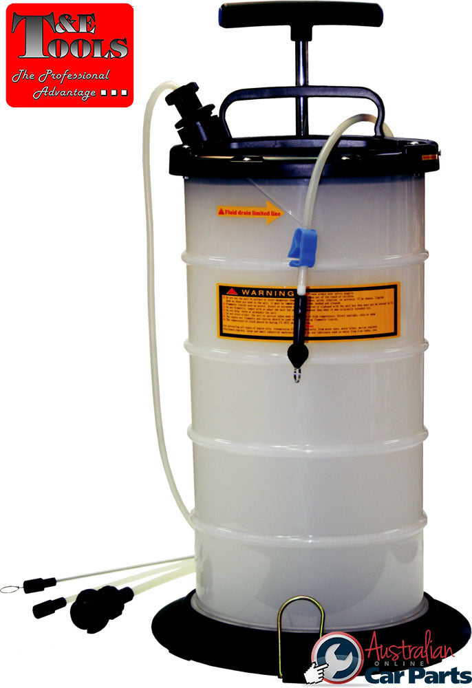 9.5 Litre Hand Operated Fluid Extractor T&E Tools QS-2095