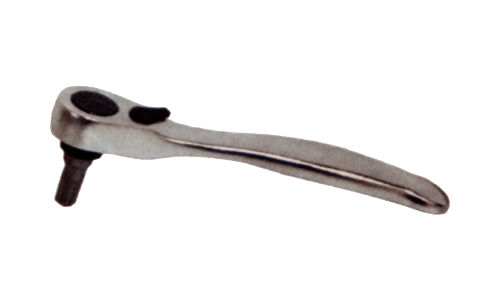 1/4" Hex 72 Teeth Slim Head Ratchet Driver T&E Tools RS252012