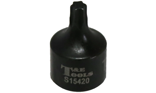 T20 x 1/4"Drive Stubby Torx-r Impact Socket T&E Tools S15420