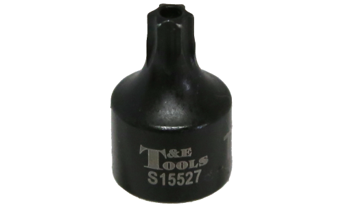 T27 x 1/4"Drive Stubby Tamper Torx-r Impact Socket T&E Tools S15527