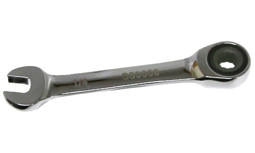 1/4" Stubby Gear Ratchet Wrench T&E Tools S50008