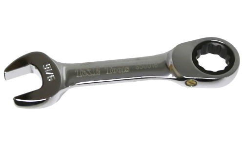 9/16" Stubby Gear Ratchet Wrench T&E Tools S50018