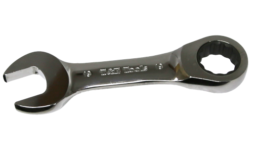 19mm  Stubby Gear Ratchet Wrench T&E Tools S51019