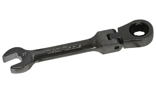 8mm 12Pt. Stubby Flex-Head Ratchet Wrench T&E Tools S59008