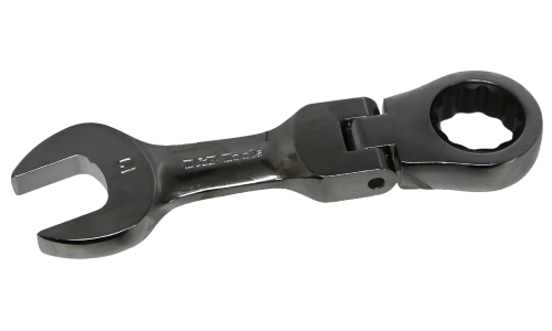 19mm 12Pt. Stubby Flex-Head Ratchet Wrench T&E Tools S59019