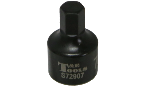 7/32" x 1/4"Drive Stubby In-Hex SAE Impact Socket T&E Tools S72907