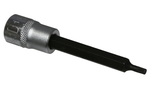 M4 Spline x 3/8"Drive Socket 90mm Long T&E Tools S7304L