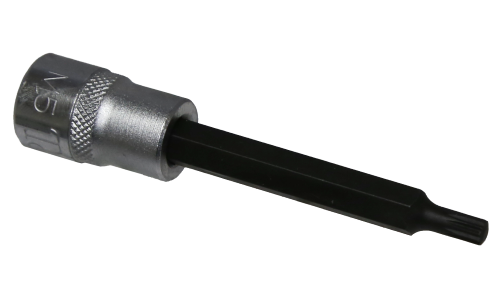M5 Spline x 3/8"Drive Socket 90mm Long T&E Tools S7305L