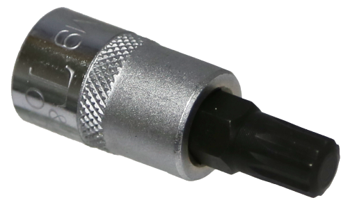 M9 Spline x 3/8"Drive Socket 50mm Long T&E Tools S7309