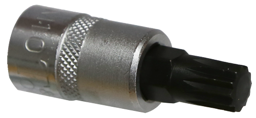 M10 Spline x 3/8"Drive Socket 50mm Long T&E Tools S7310