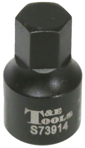 7/16" x 3/8" Drive Stubby In-Hex SAE Impact Socket T&E Tools S73914