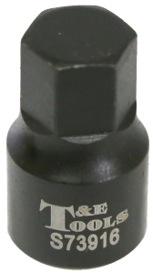 1/2" x 3/8" Drive Stubby In-Hex SAE Impact Socket T&E Tools S73916