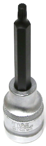 M5 Spline x 1/2"Drive Socket 100mm Long T&E Tools S7605