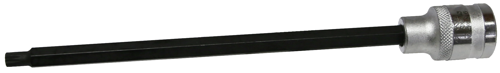 M6 Spline x 1/2"Drive Socket 200mm Long T&E Tools S7906