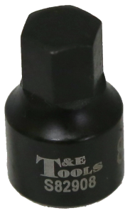 8mm x 1/4"Drive Stubby In-Hex Metric Impact Socket T&E Tools S82908