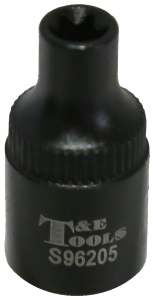 E5 x 1/4"Drive Stubby "E" Series Impact Socket T&E Tools S96205