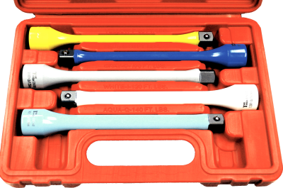 5 Piece Wheel Torque Extension Kit T&E Tools T1595