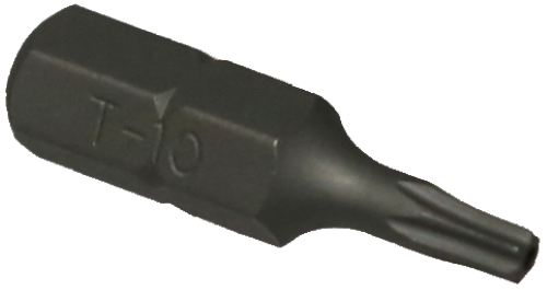 T10 1/4" Hex Tamper Torx Bit T&E Tools T3010