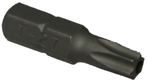 T27 1/4" Hex Tamper Torx Bit T&E Tools T3027