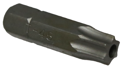 T45 Tamper Torx-r x 5/16" Hex Bit 30mm long T&E Tools T3145