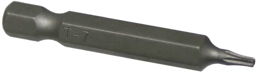 T7 1/4" Hex Tamper Torx Bit T&E Tools T3207