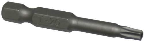 T20 1/4" Hex Tamper Torx Bit T&E Tools T3220