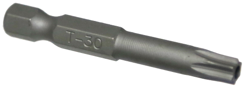 T30 1/4" Hex Tamper Torx Bit T&E Tools T3230