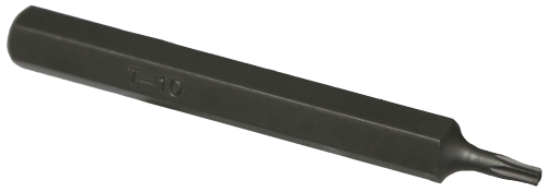 T10 Tamper Torx-r x 5/16" Hex Bit 75mm long T&E Tools T3310