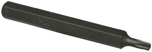 T20 Tamper Torx-r x 5/16" Hex Bit 75mm long T&E Tools T3320