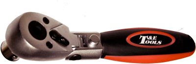 10mm Hex Drive Flex Head Ratchet T&E Tools T3512
