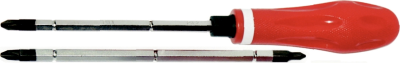 Double-End #1 & #2 Phillips S2 Steel Screwdriver T&E Tools T4001