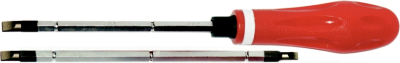Double-End 1/4" & 9/32" Slotted S2 Steel Screwdriver T&E Tools T4005