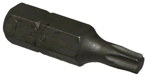 T25 Torx-r x 5/16" Hex Bit 32mm Long T&E Tools T4025