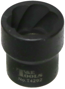 22mm x 1/2" Square Impact Twist Socket T&E Tools T4292