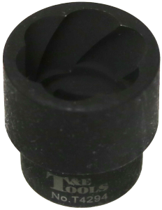 24mm x 1/2" Square Impact Twist Socket T&E Tools T4294