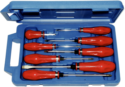 8 Piece S2 Steel Screwdriver Set T&E Tools T4908