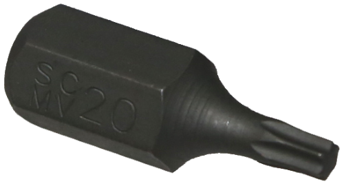 T20 Torx-r x 10mm Hex Bit 32mm Long T&E Tools T5020