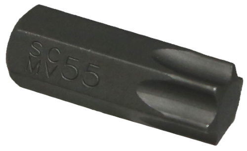T55 Torx-r x 10mm Hex Bit 32mm Long T&E Tools T5055