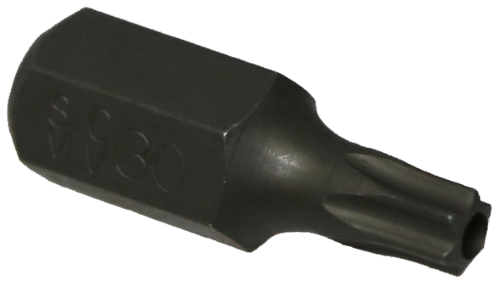 T30 Tamper Torx-r x 10mm Hex Bit 30mm T&E Tools T5230