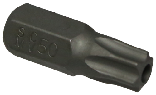 T50 Tamper Torx-r x 10mm Hex Bit 30mm T&E Tools T5250