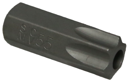 T55 Tamper Torx-r x 10mm Hex Bit 30mm T&E Tools T5255