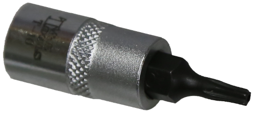 T10 x 1/4"Drive Tamper Torx Socket 30mm Long T&E Tools T5410