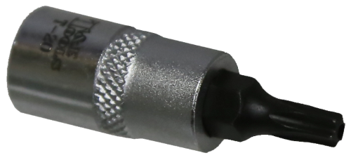 T20 x 1/4"Drive Tamper Torx Socket 30mm Long T&E Tools T5420