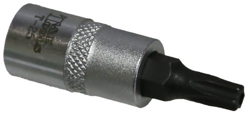 No.T5425 - T25 x 1/4"Drive Tamper Torx Socket 30mm Long