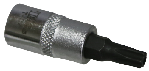 Tamper Torx Socket T27 x 1/4"Drive 30mm Long T&E Tools T5427