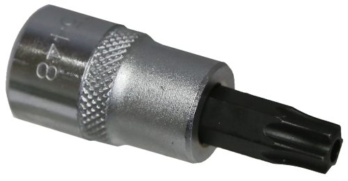 T45 x 3/8"Drive Tamper Torx Socket 50mm long T&E Tools T5448
