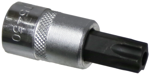 T55 x 3/8"Drive Tamper Torx Socket 50mm long T&E Tools T5450