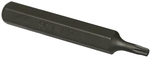T20 Torx-r x 10mm Hex Bit (75mm) T&E Tools T5520